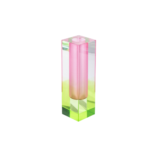 Vase Arcobaleno rose et vert